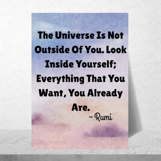 18 Manifestation Quote Posters – A6 Motivational Prints for Goal Setting (Set of 18)