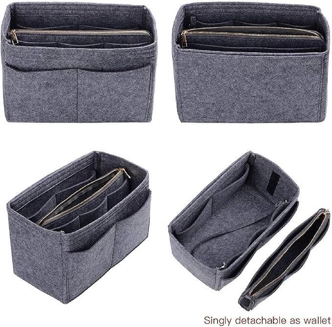Handbag Organizer for Women – Sturdy Felt Fabric, Multi-Pocket Design