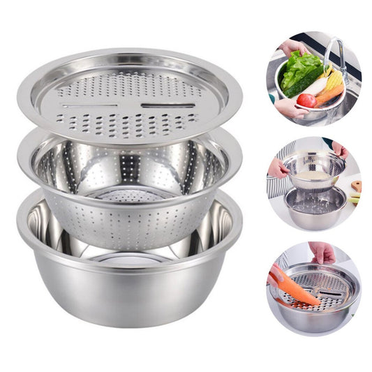 3 In 1 Kitchen Multipurpose Julienne Grater Salad Maker