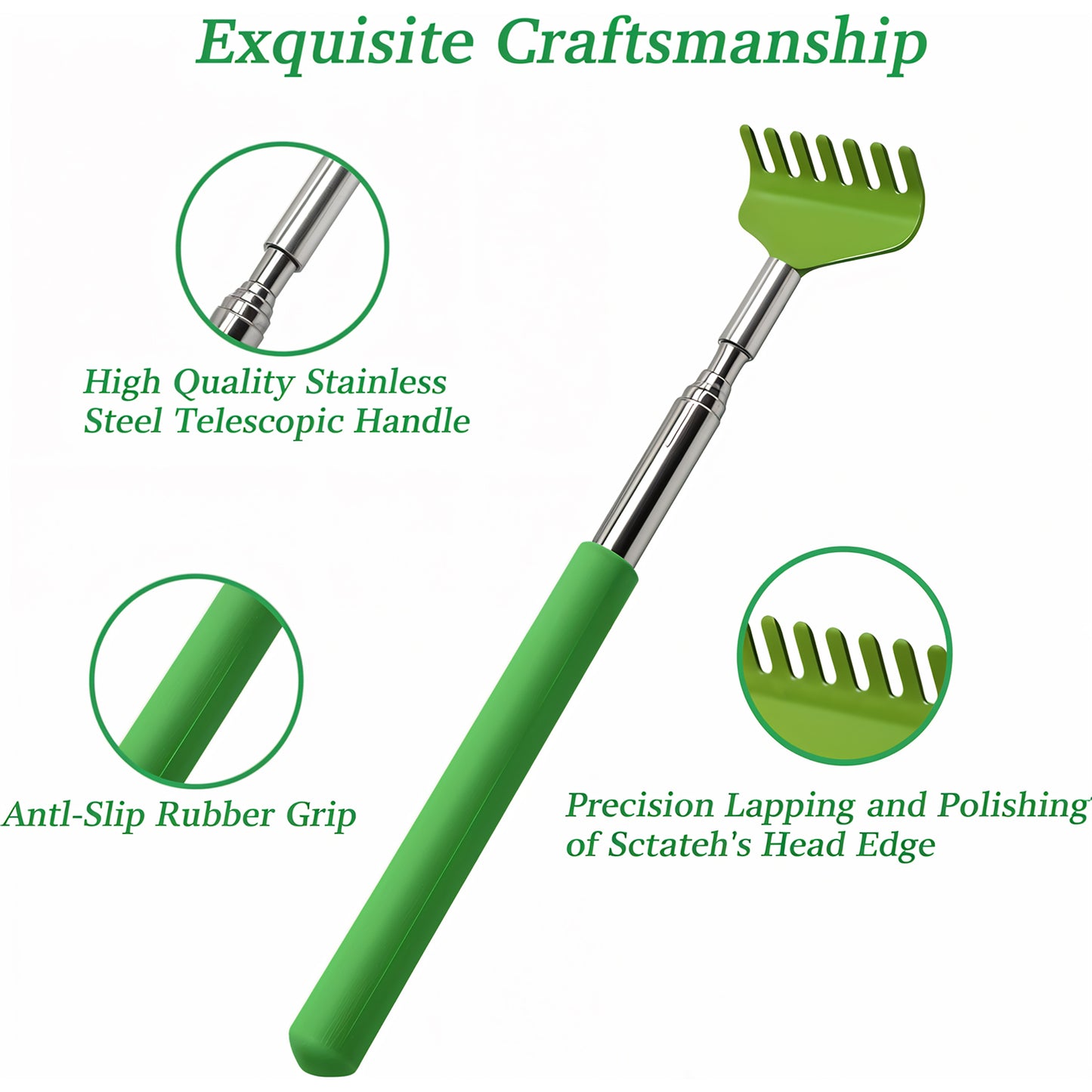 Khujli Stick 57 Cm Long Telescopic Back Scratcher (1 Pc)