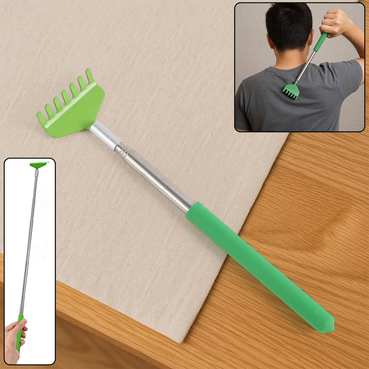 Khujli Stick 57 Cm Long Telescopic Back Scratcher (1 Pc)