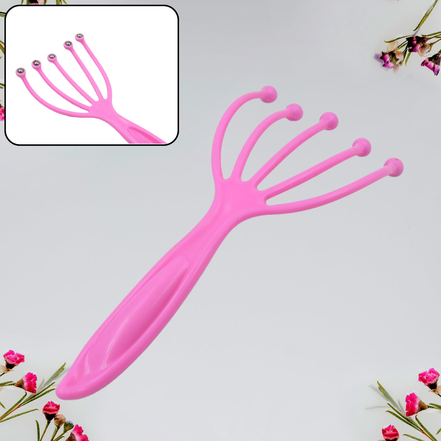 Scalp Massager Handheld Portable Head Massager Deep Relax And Pressure Relief In Office Household And Tour Fathers Day And Mothers Day Gifts For Home Relaxation (1 Pc )