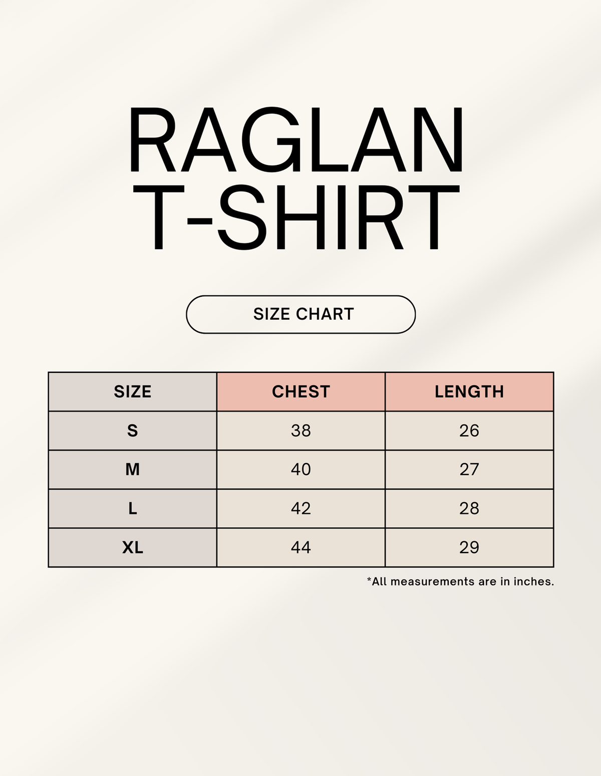 Color_Size Chart