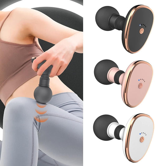 Mini Portable Body Massager – Silent Fascia Gun with 5 Vibration Modes