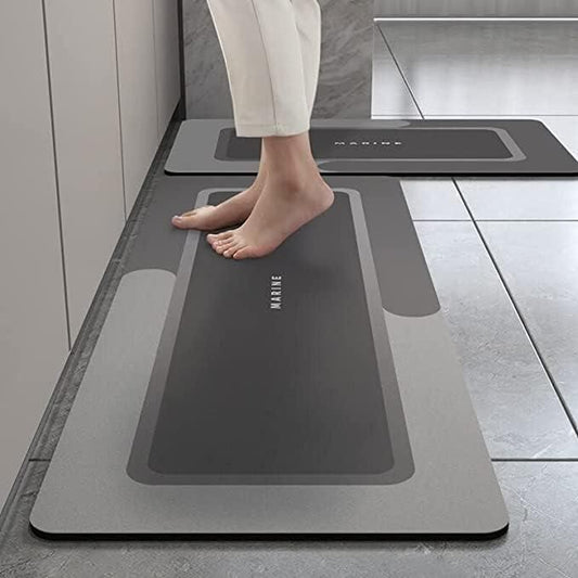 2 Pcs Anti-Slip Kitchen Mats – Rubber Floor Mats for Cooking Areas
