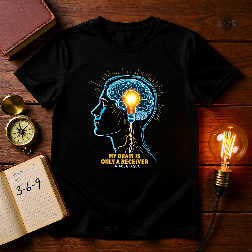 The Receiver: Tesla Electric Visionary Premium Crew Neck Tee