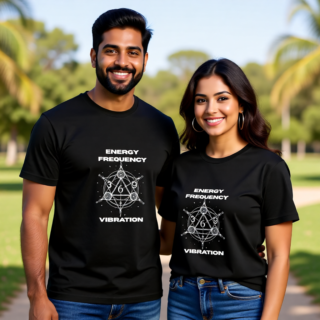 The Tesla Code: 3-6-9 Sacred Geometry Premium Crew Neck Tee