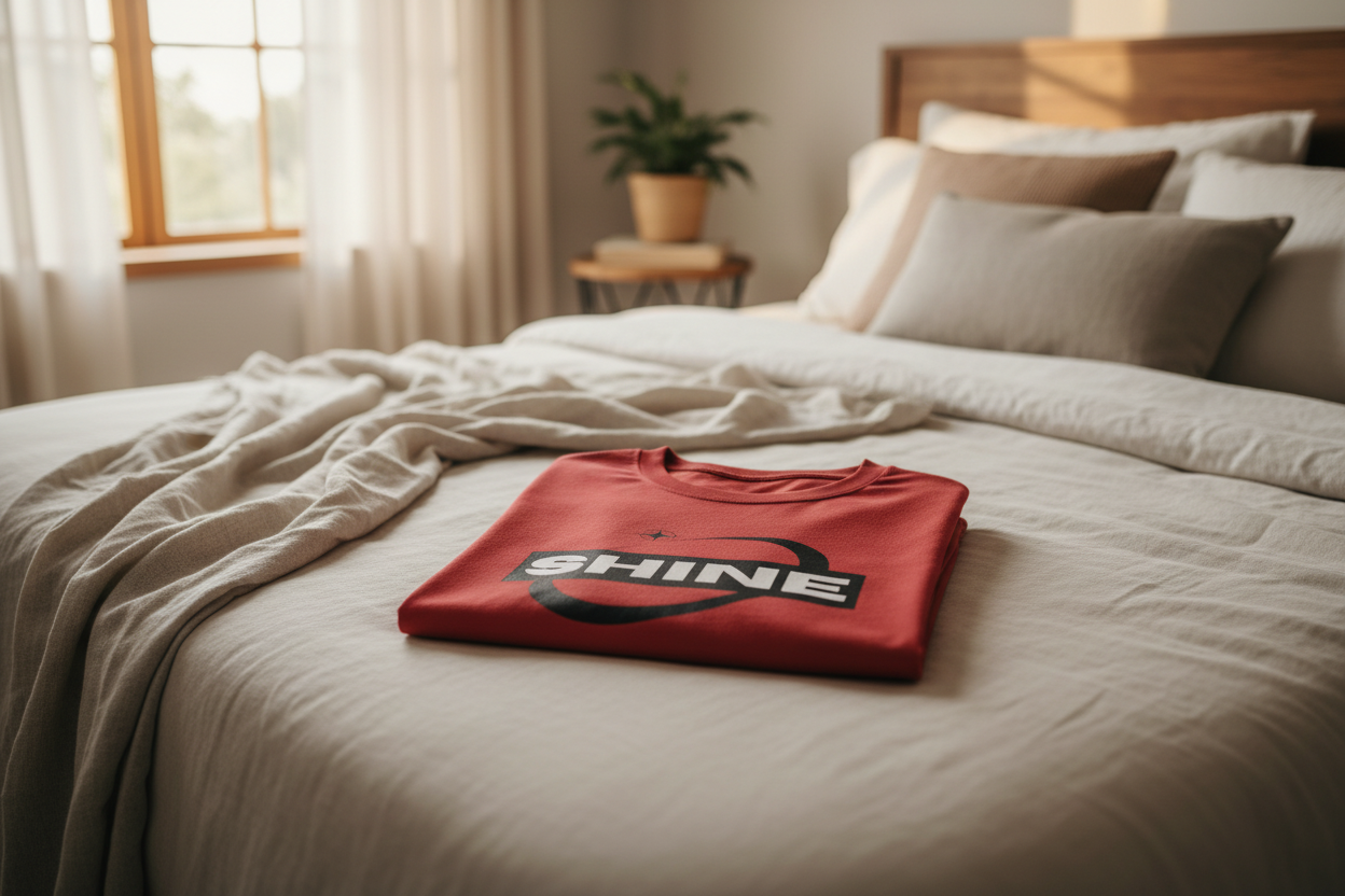 "SHINE" Unisex Crew Neck Graphic T-Shirt