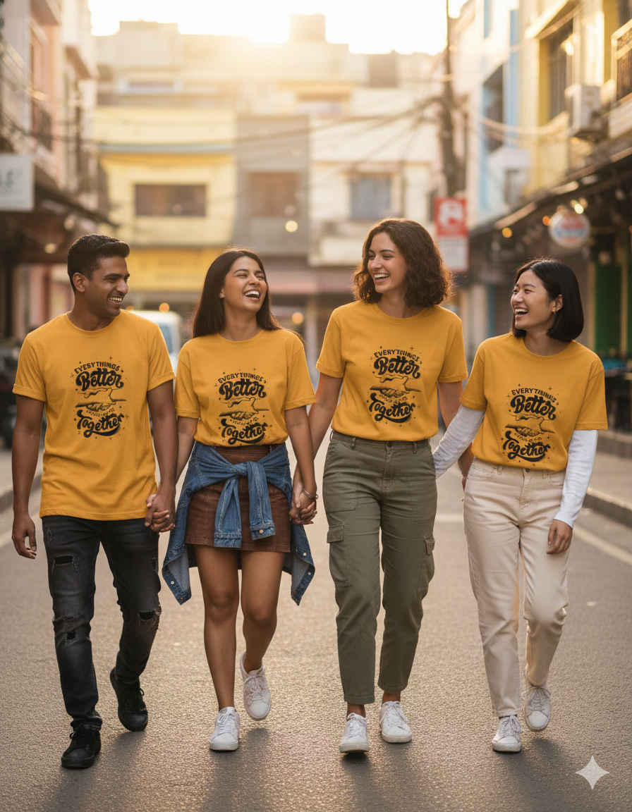 "Better Together" Motivational Graphic T-Shirt | Premium Unisex Tee - Multiple Colors Available