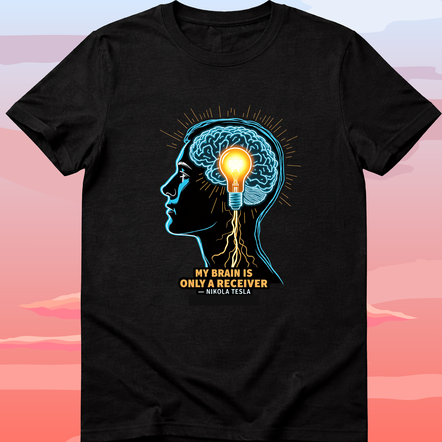 The Receiver: Tesla Electric Visionary Premium Crew Neck Tee